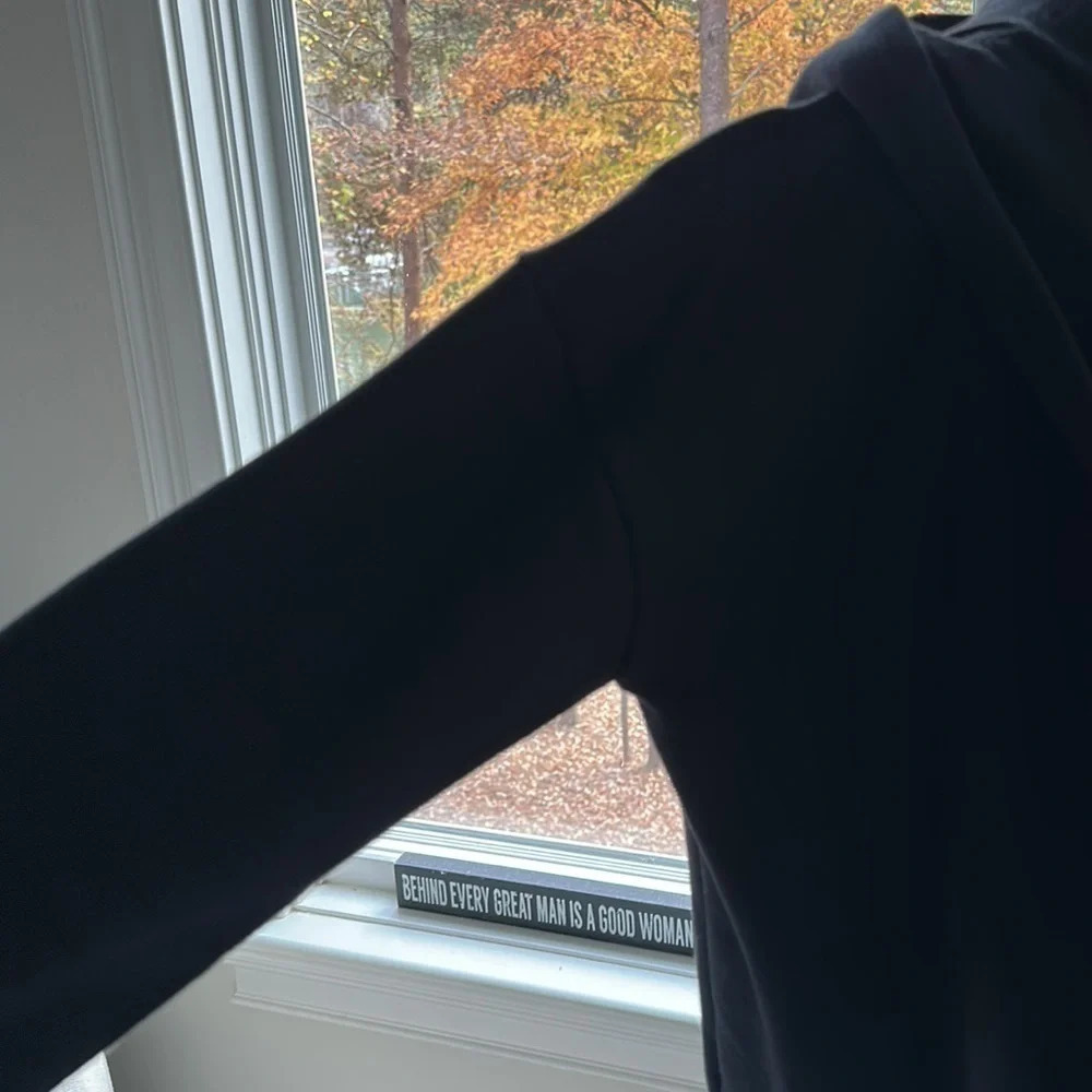 ATHLETA Fleece Hoody, Black, Size Small, Like New - Picture 7 of 8